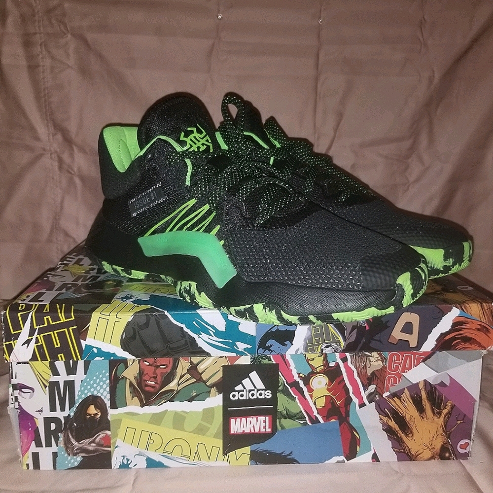 Marvel Adidas D.O.N. Issue 1 "Stealth" Green